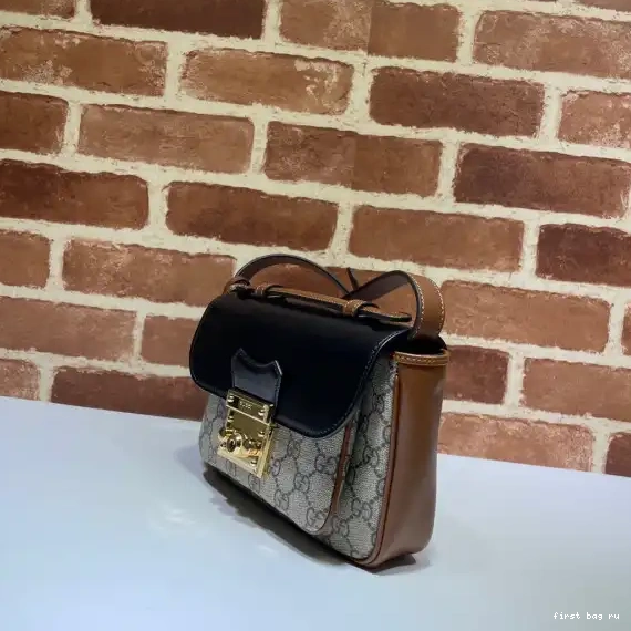 First bag ru bag mini Padlock GUCCI 0525